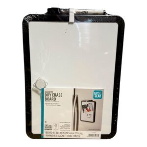 Pen+Gear Magnetic 8.5" x 11" Dry Erase Board w/ Dry Erase Marker and Magnet NWT